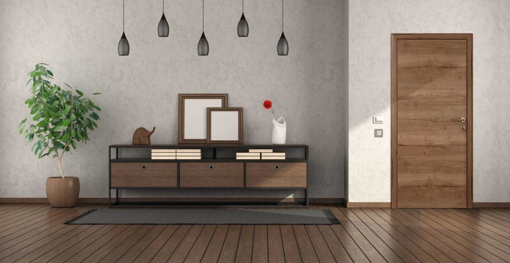 lesena notranja vrata za stanovanje po meri